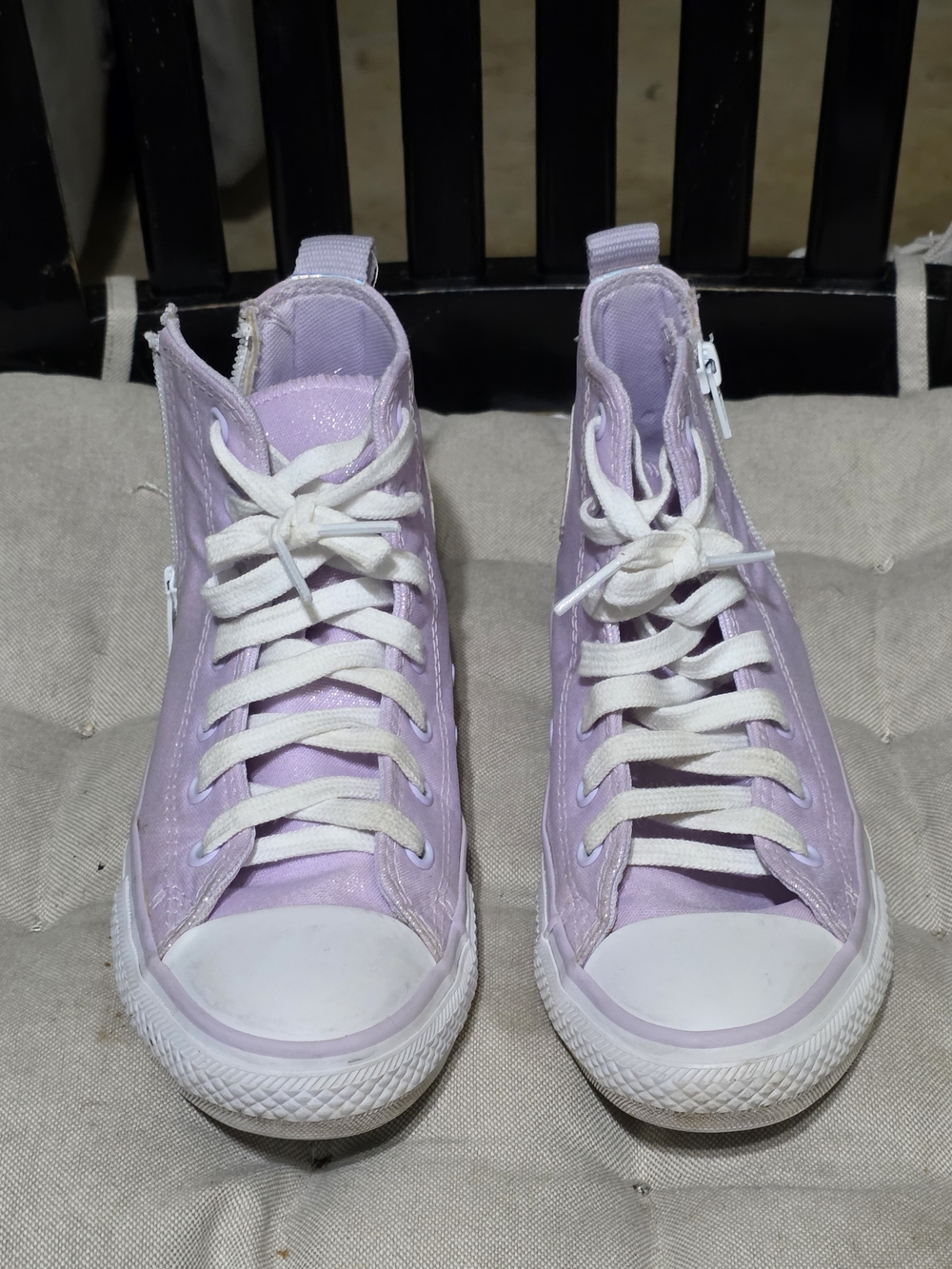 Converse KIDS  Higt-top Gliter Sneaker In Pink Us3d Size 2